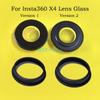 100% Neues Objektivglas mit Ring Optisches Fischaugen-Reparaturteil Für Insta360 X4 360 Action-Kamera Reparaturzubehör