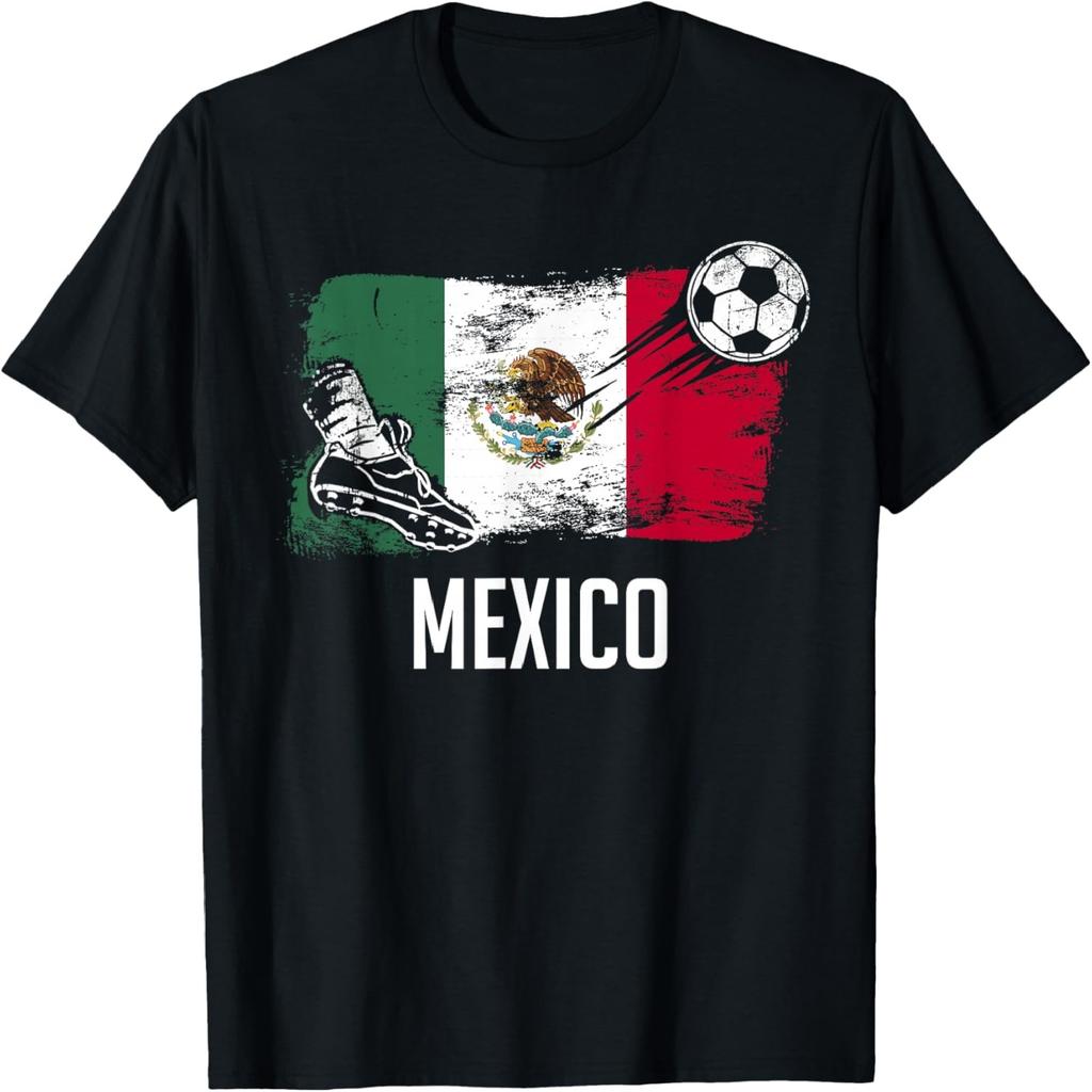 Mexico Flag Jersey Mexican Soccer Team Mexican T-Shirt