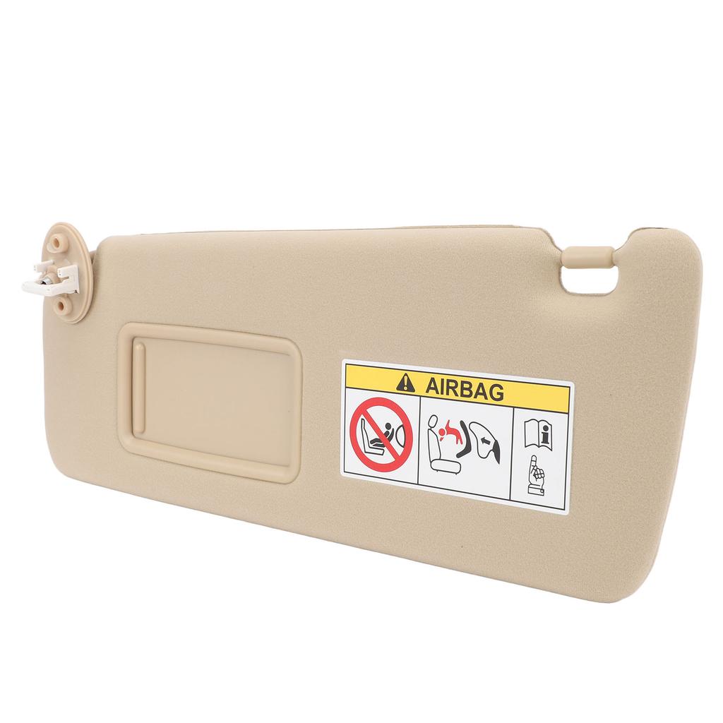Front Sun Visor Beige Sun Visor Replacement for Land Cruiser Prado 2010‑2023 Left Hand Drive Left