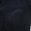 DRIES VAN NOTEN Linen Blend Drivers Jacket 48 Navy Men's Used