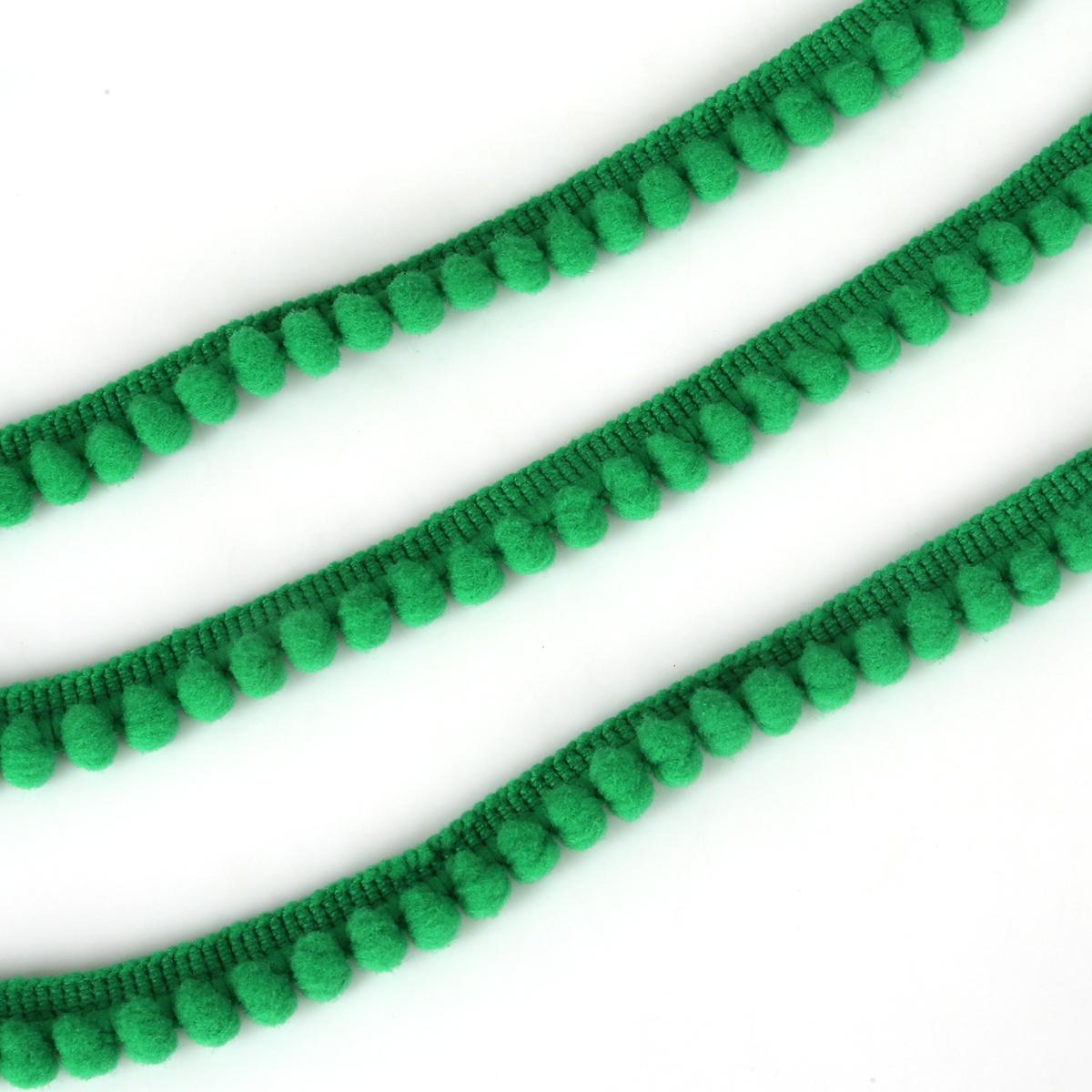 

5 ярдов, кружевная ткань, швейные аксессуары, отделка помпоном, кисточка, бахрома, лента, материал «сделай сам», одежда 5mm зелёный