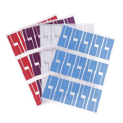 8 Pièces Étiquettes pour Câbles Pour la Gestion des Câbles Étiquettes Colorées Imperméables pour Cordons Étiquettes pour Fils Auto-adhésives Résistantes à la Déchirure