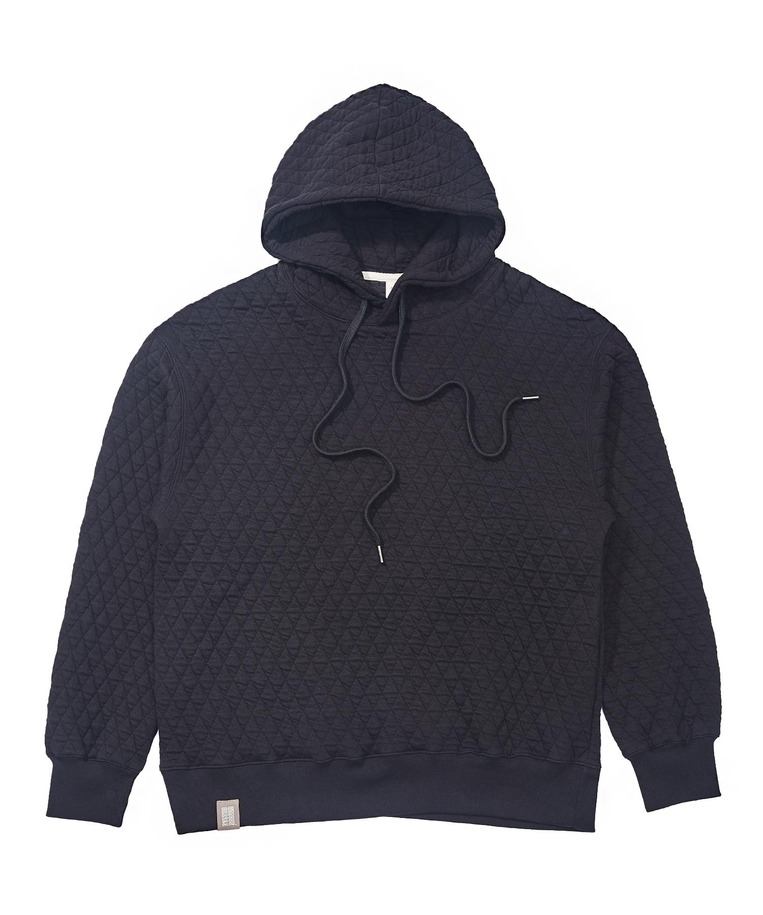 A Nothing Vintage Dia-Quilting Hoody (Black) M