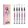 YOUNG VISION 5-farbiger wasserfester Eyeliner Stift, Schwammkopf, flüssiger Eyeliner, schnell trocknend, 5 Farben optional