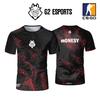 CS2 Команда Кіберспорту G2 Нова Форма Футболка CS GO Ігровий Тренувальний Костюм Футболка Чоловіча Жіноча Повсякденний З Круглим Вирізом З Коротким Рукавом Топи