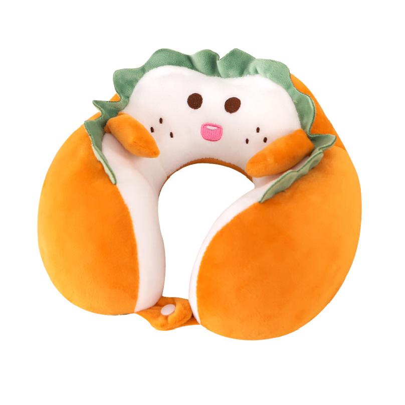 Cute Toast Bread U-Shaped Neck Pillow for Travel, Portable Neck Support for Car, Outdoor, Camping, and Travel Use