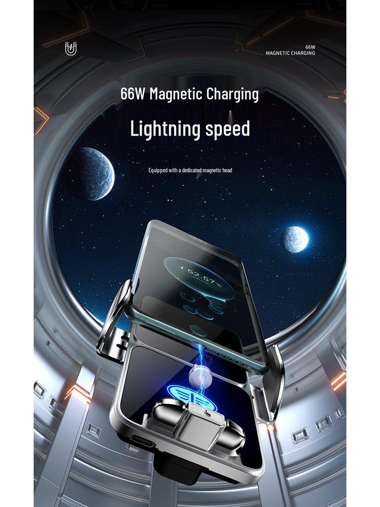 Jiefang JH6 Wireless Charger & Navigation Mount for Trucks