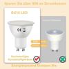 LED Bulb - NETTLIFE - 6W GU10 - 3000K (White Hot) - Angle 110° - Non Dimmable - Lot 10