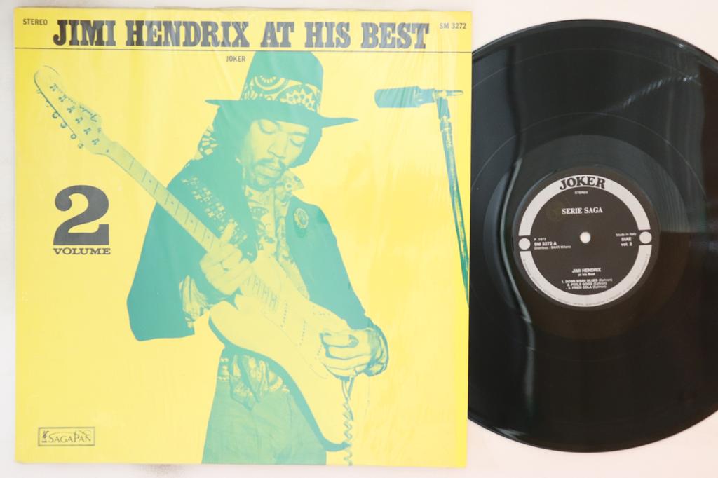 LP Record JIMI HENDRIX - Jimi Hendrix At His Best (Volume 2) SM3272 Joker 1972 Italy Rock Used