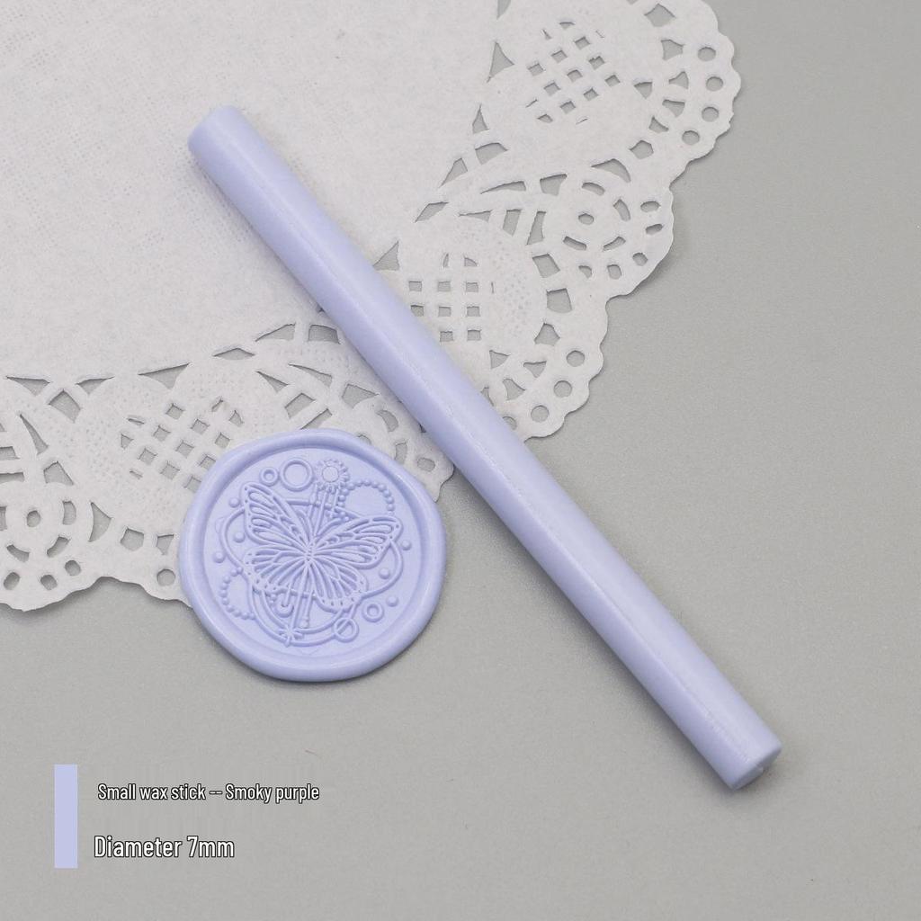 Bețișoare de Ceară de Sigiliu Mat Perlat, 125 Culori, 10x0.7cm, Compatibile cu Pistoale de Ceară, Culori Mixabile