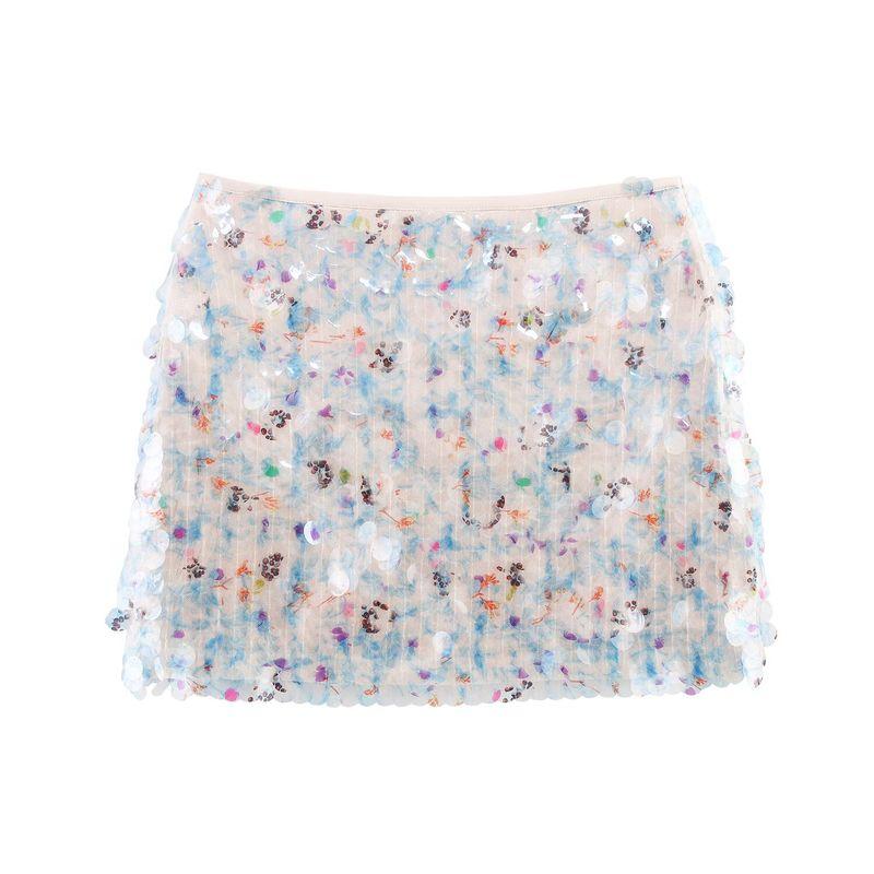 Araltay New Arrival Fashion Style Women's Clothing Fashion All-Match Minimalist Sexy Sequin Mini Skirt 3920221 645