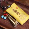 Brass Wenchang Tower Keychain: Graduation & Dragon Boat Festival Charm