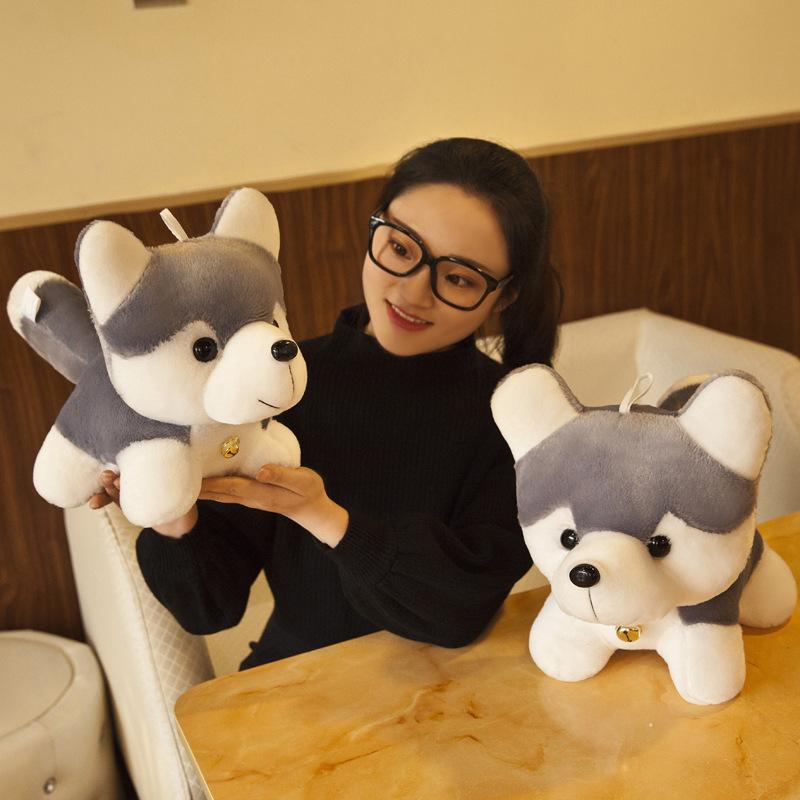 Husky Doll Plush Toy Cute Simulation Dog Dog Doll Rag Doll Throw Pillow Children's Gift