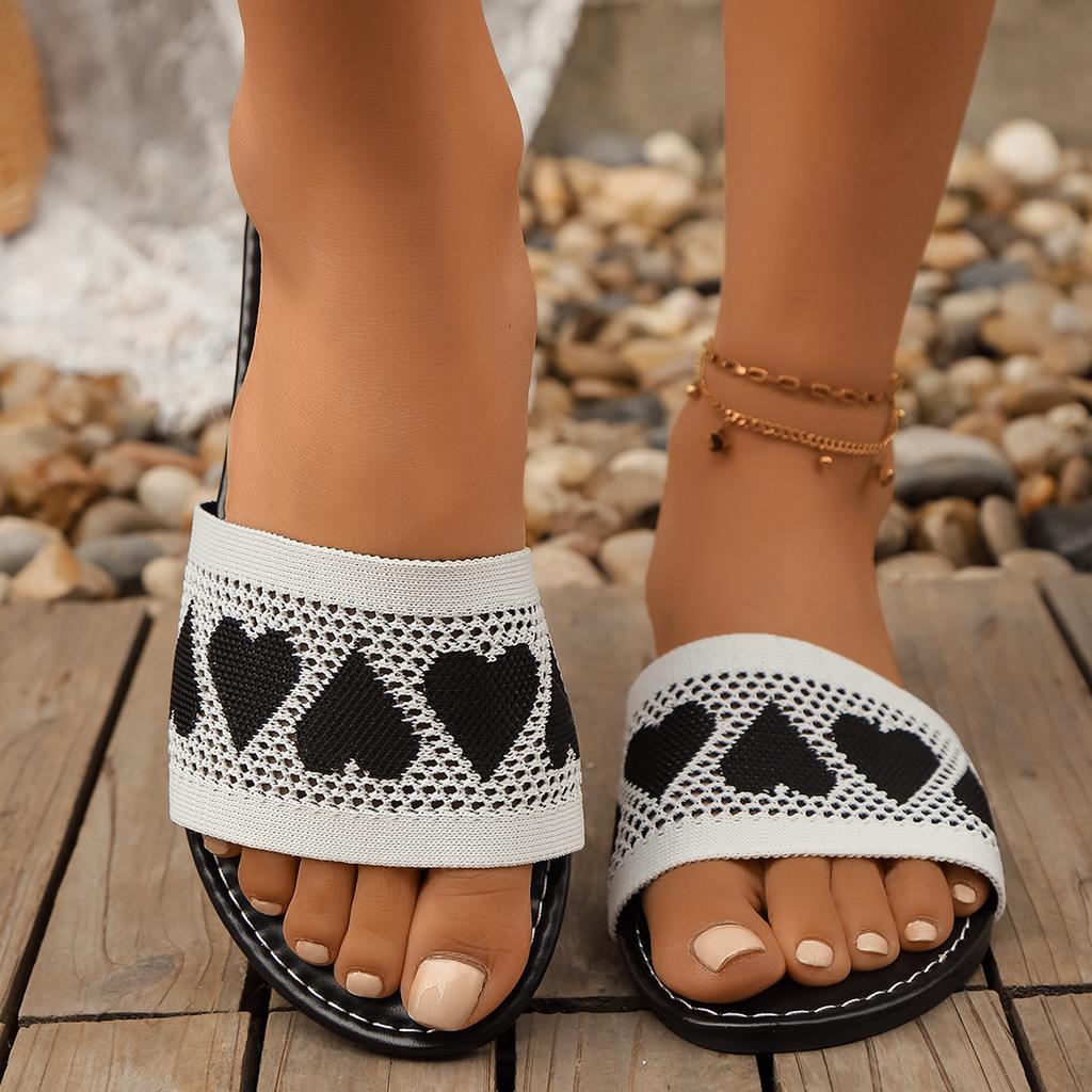 New Classic Simplicity Sandals Women's New Slippers Cloth Cover Letter Outdoor Casual Flat Bottom Slippers De Mujer Slides