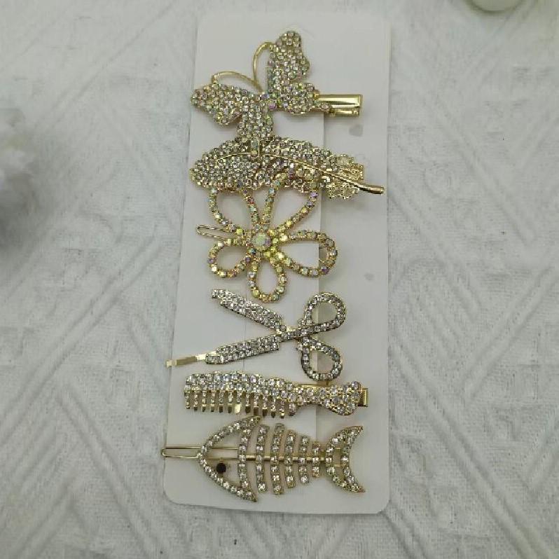 2022 Winter Korean Style Metal Hair Clip for Girls - Trendy Bangs Hairpin and Side Clip Hair Accessories