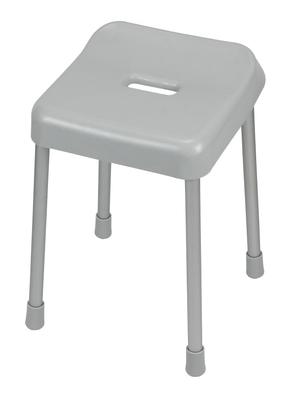 [Amazon.co.jp Exclusive] Pearl Metal Bath Stool, 40cm Tall, Made In Japan, Light Gray, AZ-7188