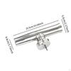 Fishing Rod Holder for Boat with Clamp Yacht Stainless Steel Marine Drain Holes