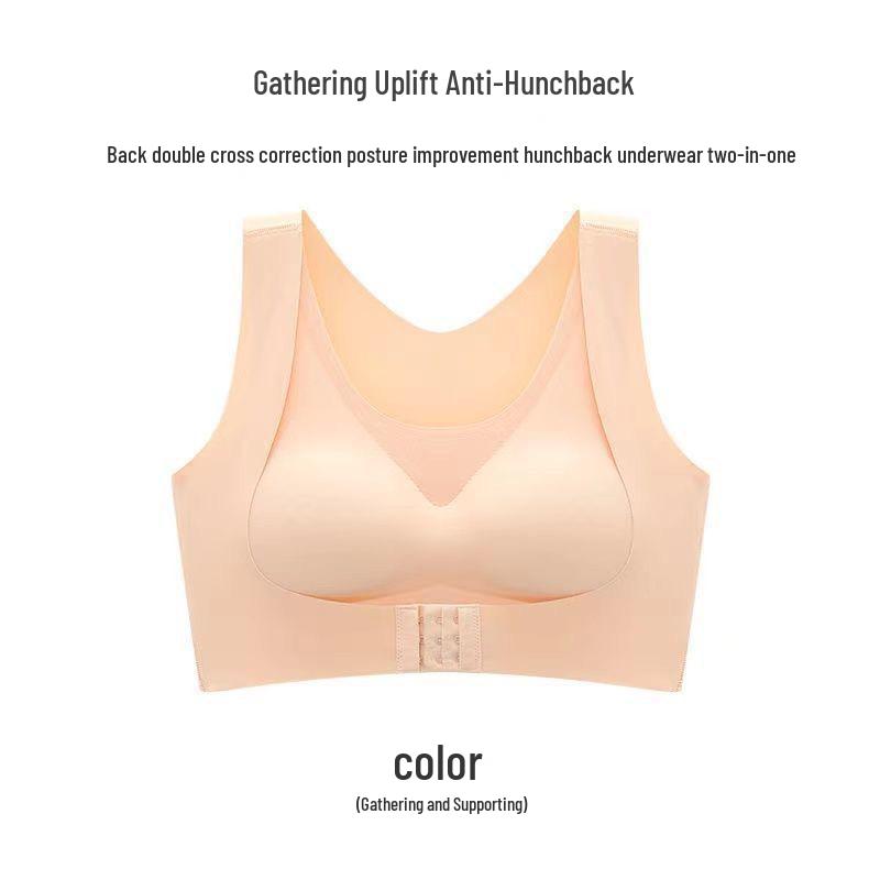 Four Seasons Posture-Correcting Sports Bra with Chest Pad - Women's Invisible Wearable Support