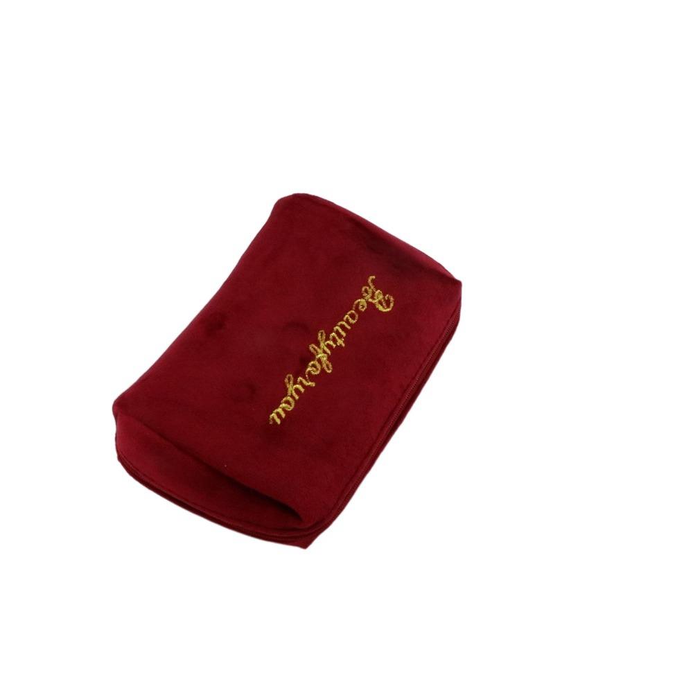 Portable Zipper Simple Velvet Makeup Bags Cosmetic Bags Lipstick Pouch Handbags