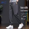 Men's Ice Silk Tapered Quick-Dry Sports Pants