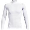 Under Armour Mens HeatGear Mock Neck Raglan Long-Sleeved Base Layer Top