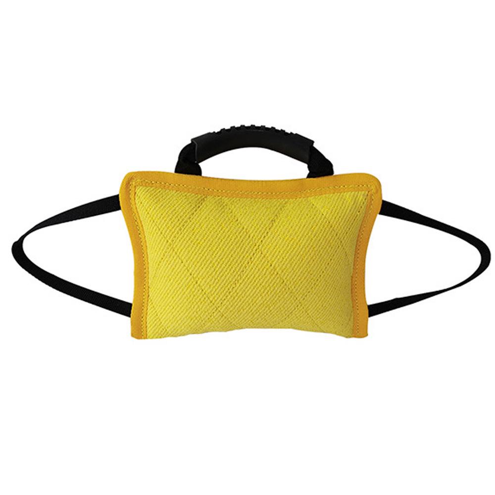 Durable Dog Training Bite Pillow with Twill Jute and Bite Stick