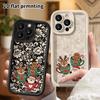 Phone Case: 2D Flat Design Suitable for iPhone 18, 17, 16, 15, 14, 13 Pro, Unisex, Cartoon Santa Claus, Christmas and Halloween Gift