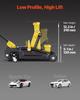 Low Profile Floor Jack, 1.5 Ton Capacity, Steel Racing Floor Jack with Single Piston Quick Lift Pump, Storage Case, Hydraulic Trolley Car Lift for