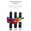 Wristband with Sport Mode Step Counting Incoming Call Message Notification Sedentary Reminder Weather Information Push