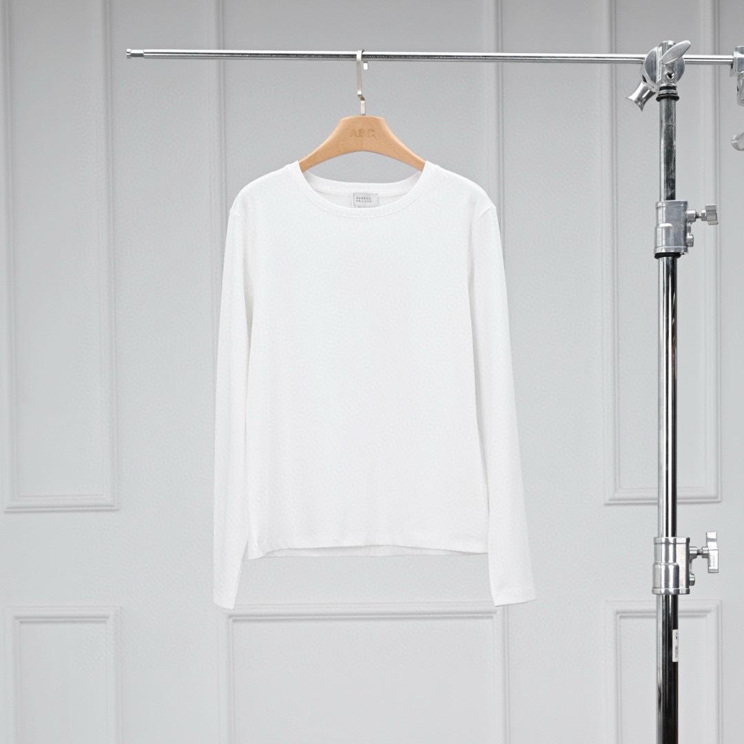 

Warren Hailong Повседневная Черно-белая Хлопковая Футболка с Круглым Вырезом и Длинным Рукавом, Базовый Слой, Растягивающаяся LST033 Large белый