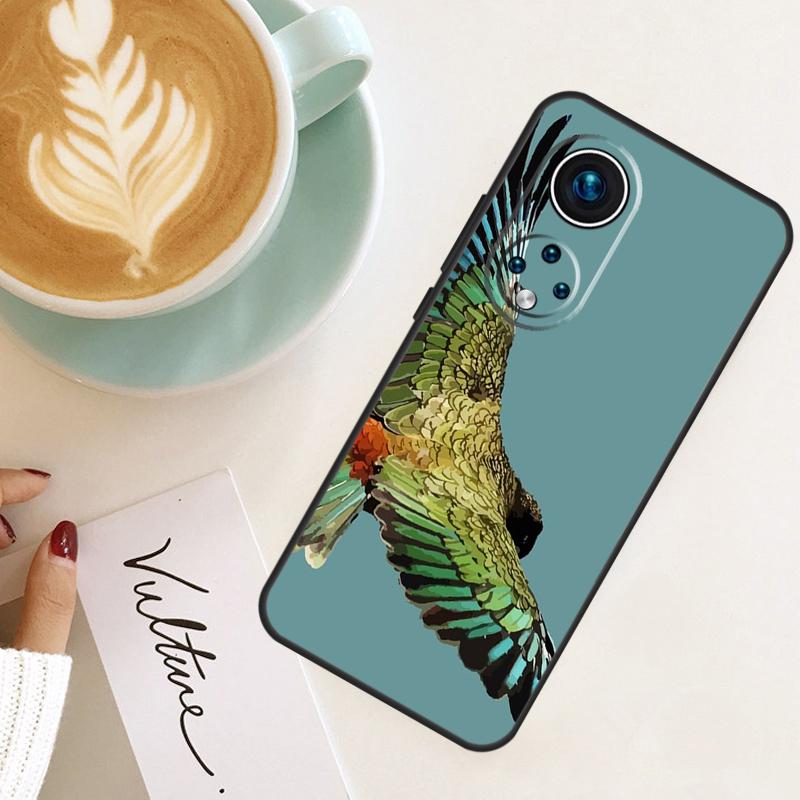 

Животное Попугай Птица Для Honor Magic 8 Pro 7 6 5 Lite Чехол Для Honor 400 200 50 70 90 X8c X9a X9b X9c X9d Win RT Honor 50