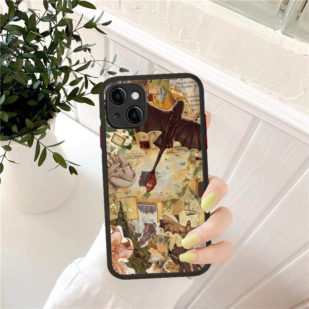 

How To T-Train Your D-DragonS Phone Case For IPhone 14 11 12 13 Mini Pro Max 8 7 Plus X XR XS MAX Translucent Matte Cover iphone 13 mini