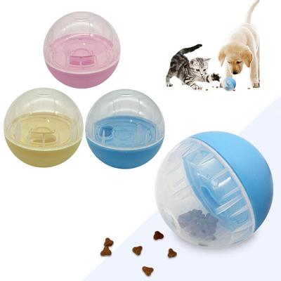 Interaktives Futterball für Hunde und Katzen, Leckage-Schutz, Slow Feeder, Leckerli-Spender, Haustier-Training, pädagogisches Spielzeug
