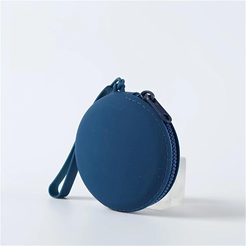 1Pc Silicone Pet Treat Pouch, Portable Travel Training Bag Round Silicone Snack Bag for Dogs and Cats Pet accessories