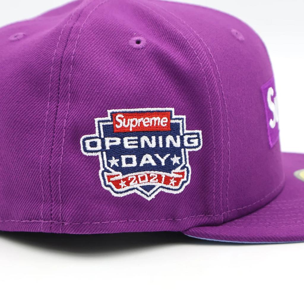 Supreme No Comp Box Logo New Era Lavender