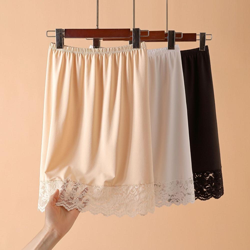 Anti-glare Underskirt Lace Basic Underskirt Fashion Half Slip Dress Petticoat Women