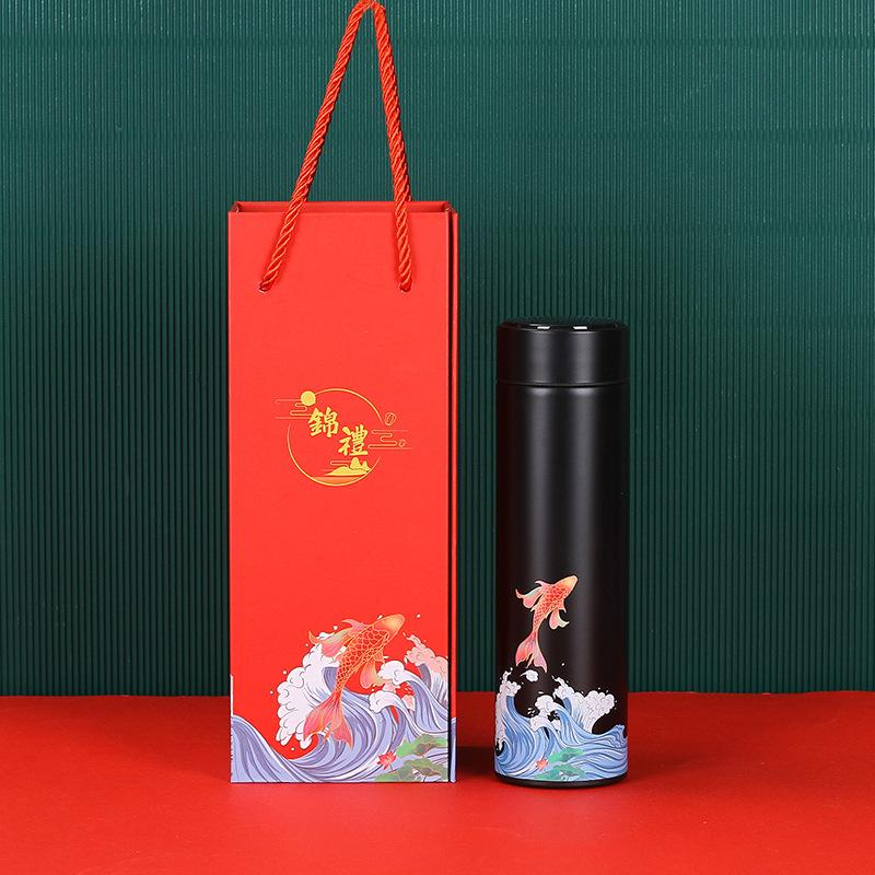 Gift Stainless Steel Smart Insulated Mug Double Vacuum Straight Mug Gift Mugs
