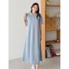 Shop   Women S A Line collAr Button Open Short Sleeve dreSS SorA ArA Wdr 3194