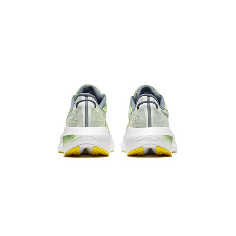 Saucony Triumph Victory 21 Cushioning And Breathable Low top Casual Running Shoes Women's White Green Saucony S10881-138