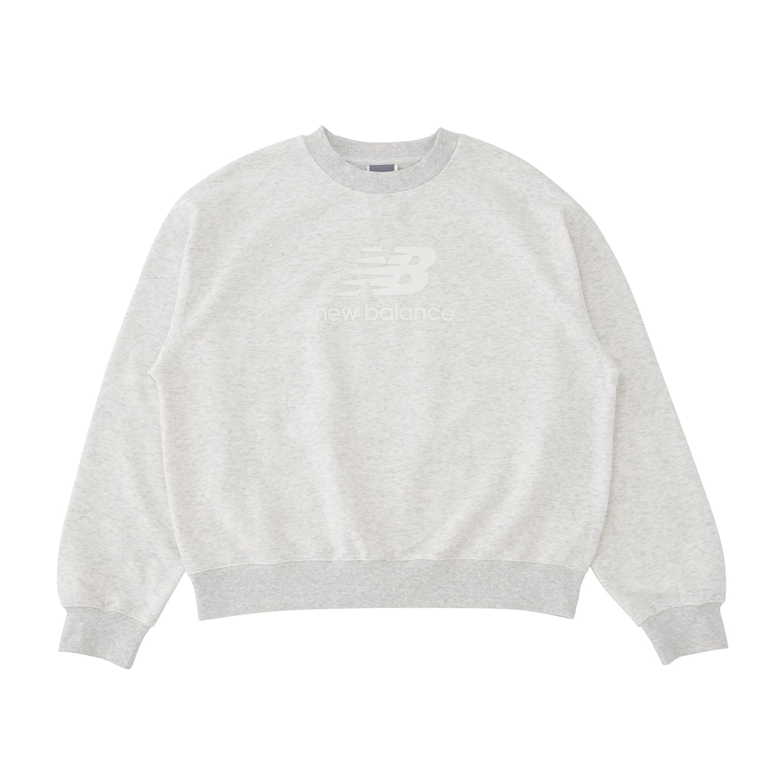 

Sport Essentials Stacked Logo French Terry Crew Stacked Logo Sweatshirt Long Sleeve AHH [New Balance] (Fleece Lining) (WT41503) Women s (Ash Heather)