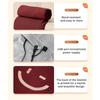 Graphene Heating Warming Blanket Blanket Warming Blanket Heating Shawl USB Washable Leg Cover Shawl Electric Blanket No Power