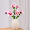 Multicolor Lily Artifiical Flowers Double Layers Simulation Flowers  Home Decoration