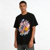 Boy Riding Winged Pencil Graphic Tee Trendy Casual Top For Students Pure cotton T-shirt