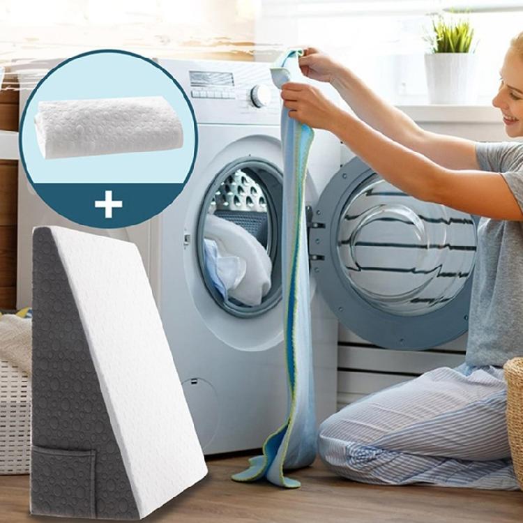 Therapeutisches Bett Memory-Schaum Keilkissen für Sodbrennen, Schnarchhilfe und Linderung von Rückenschmerzen Bessere Schlafpolster