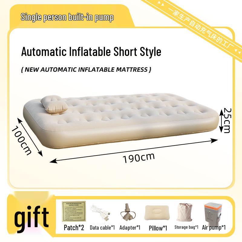 

Thickened Moisture-Proof Inflatable Camping Mattress with Smart Auto-Inflation