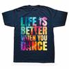 Funny Dance Street Breakdance Graphic T Shirts Men Women Cotton Humor Streetwear Tee Shirt Short Sleeve Unisex Loose Clothing