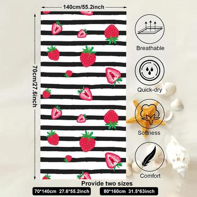 Versatile Beach Towel Large Size Outdoor Travel Camping Absorbent Beach Towels Super Soft Summer Swimming Towel Bath Towel Sea