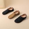 Krazing Pot Cow Suede Nubuck Summer Size 46 Size 45 Leisure Shoes Women Round Toe European Design Flats