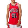 Basketball Jersey - MITCHELL & NESS - Chicago Bulls - Dennis Rodman #91 - 100% Polyester - Sleeveless