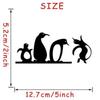 PVC Graffiti Wall Sticker Self-adhesive Tools Home Wall Decoration Cute Penguin Switch Sticker Personality Funny Animal Decor